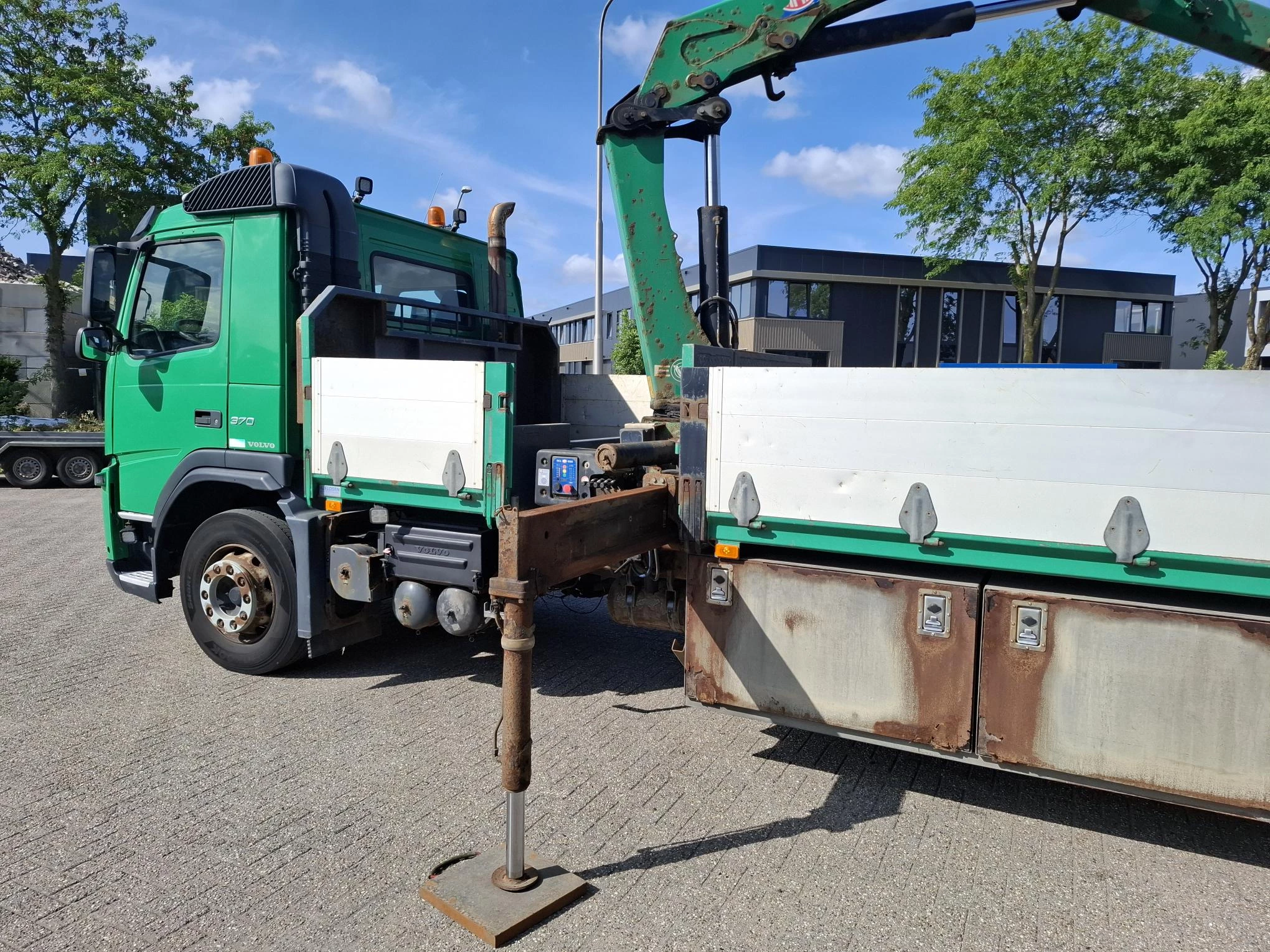 Volvo FM 11.370 2012 - / HMF 1420 REMOTED CRANE / LIFT+LENKACHSE / AIRCO / FRIDGE / AUTOMATIC / EURO-5 / 2012 изображение 16