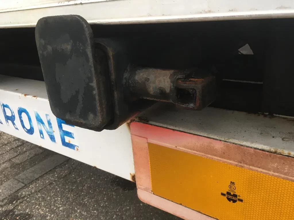 Krone 1998 - AZP18 2 As Vrachtwagen Aanhangwagen Schuifzeil, WV-84-RK - Kooi-aap aansluiting afbeelding 13