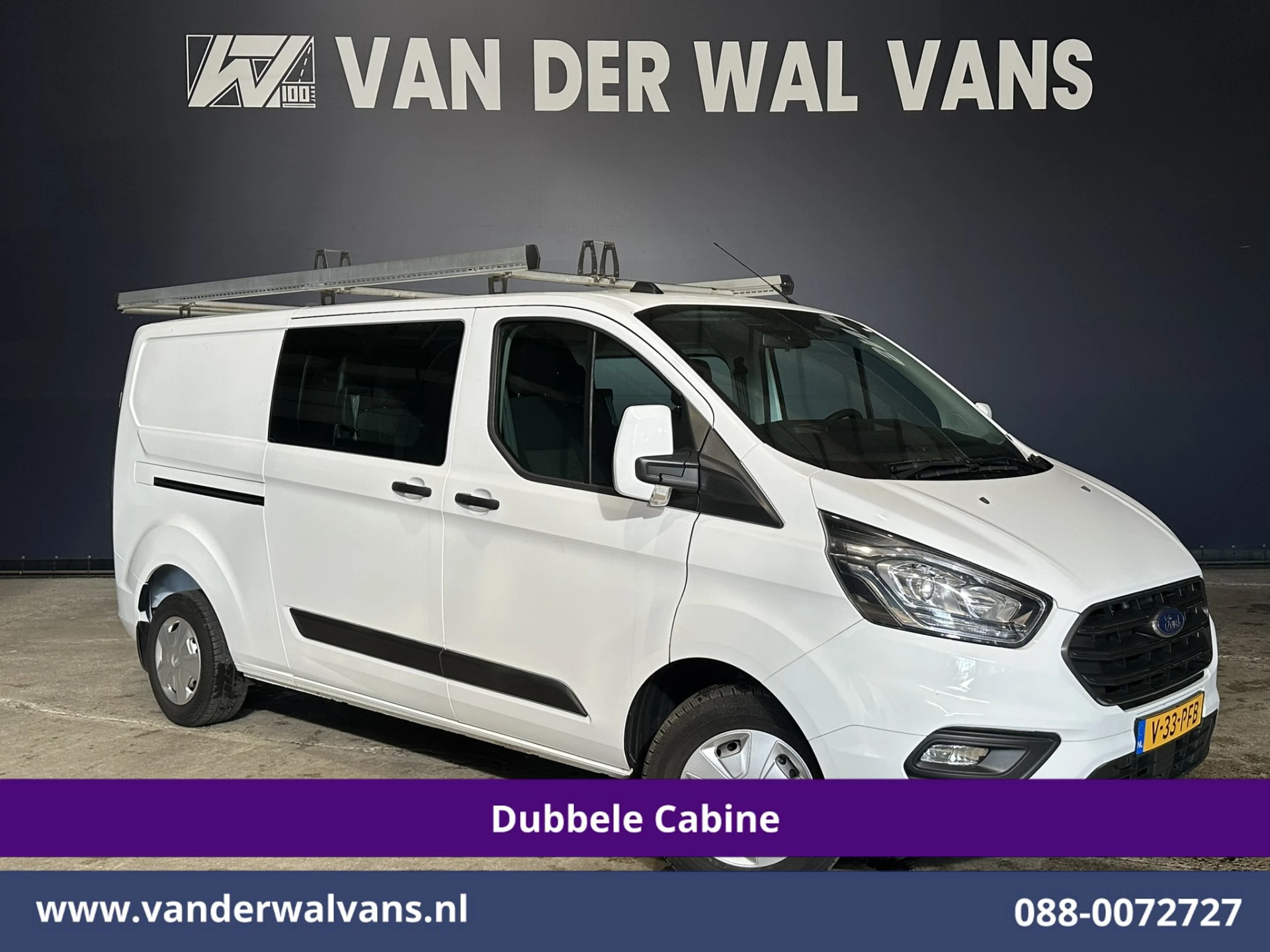 Ford Transit Custom 2021 - 2.0 TDCI 130pk L2H1 Dubbele Cabine Euro6 inrichting | Airco | 5-Zits | Imperiaal | LED | Cruisecontrol imagen 1