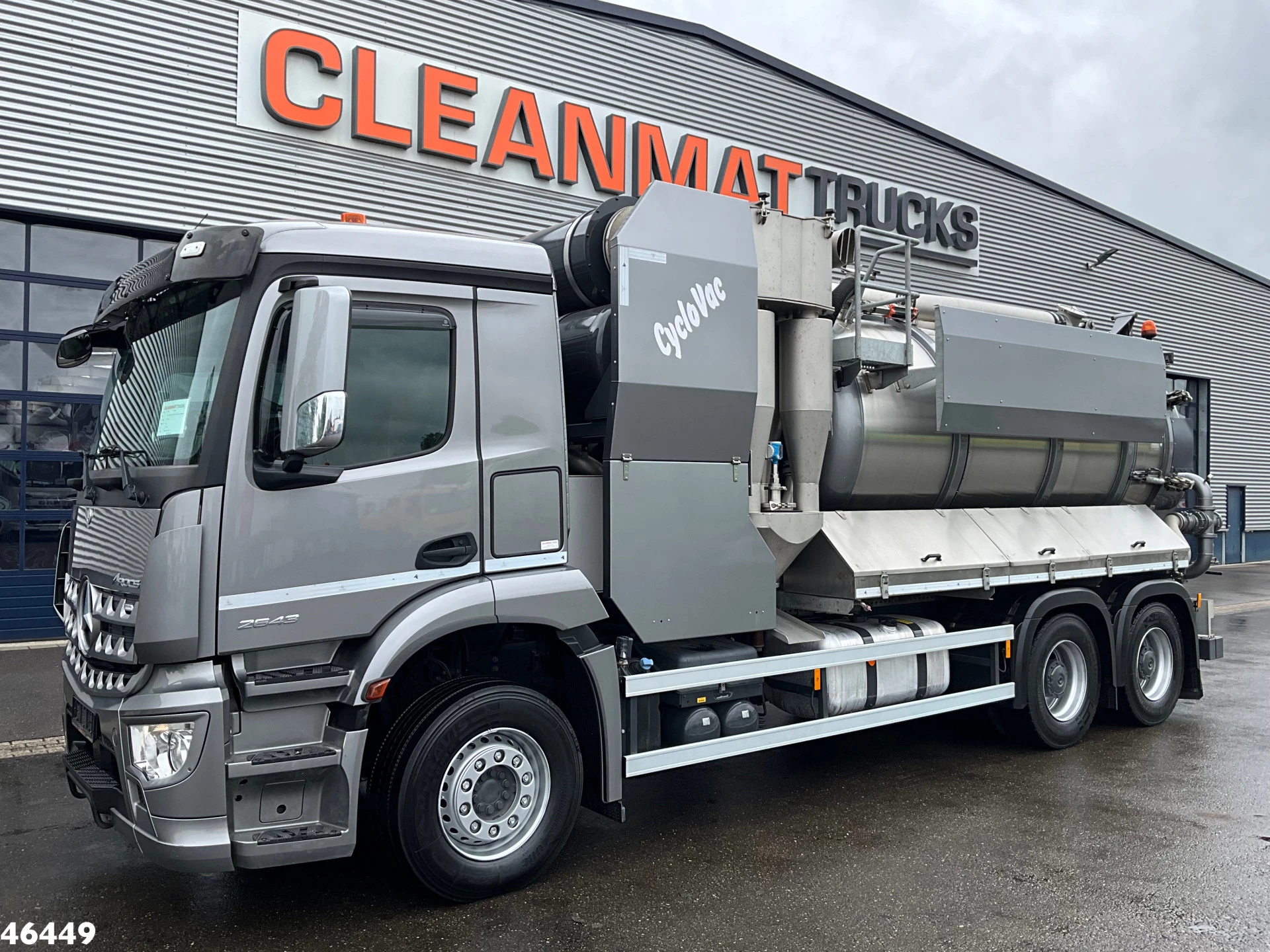 Mercedes-Benz Arocs 2643 6x4 Koks Cyclovac Vacuum Droge stoffen RVS opbouw Just 21.576 km! 2023 immagine 18