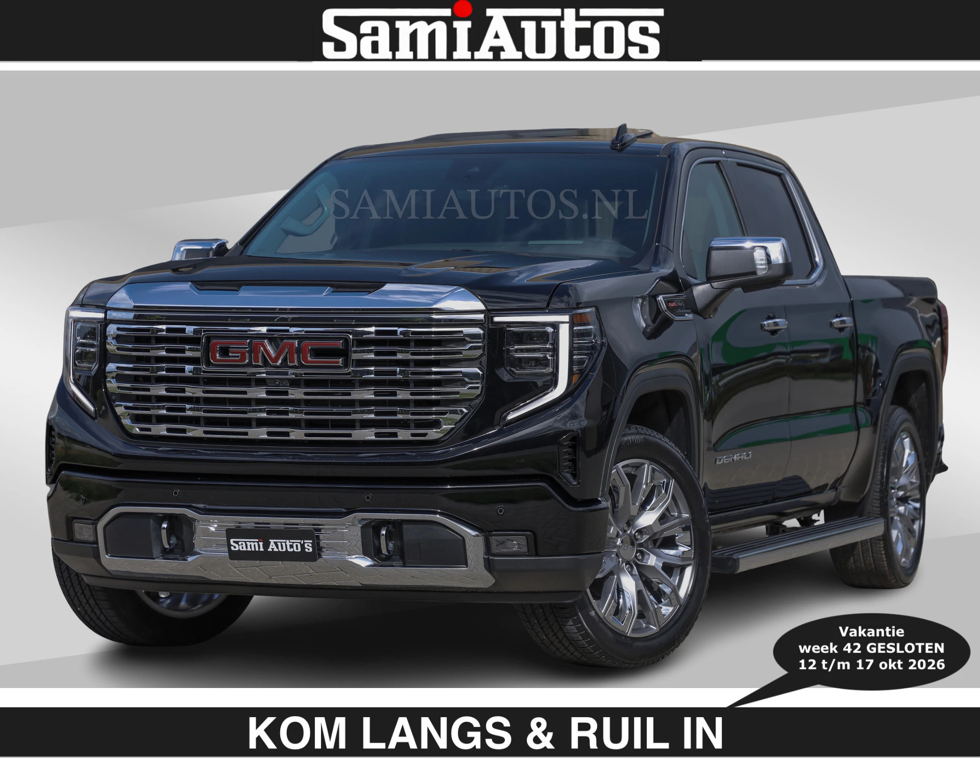 GMC Sierra 2024 - DENALI 6.2 V8 426PK €79950,- excl | Full Option | De Meest Luxe Pick-Up in zijn Klasse | afbeelding 1