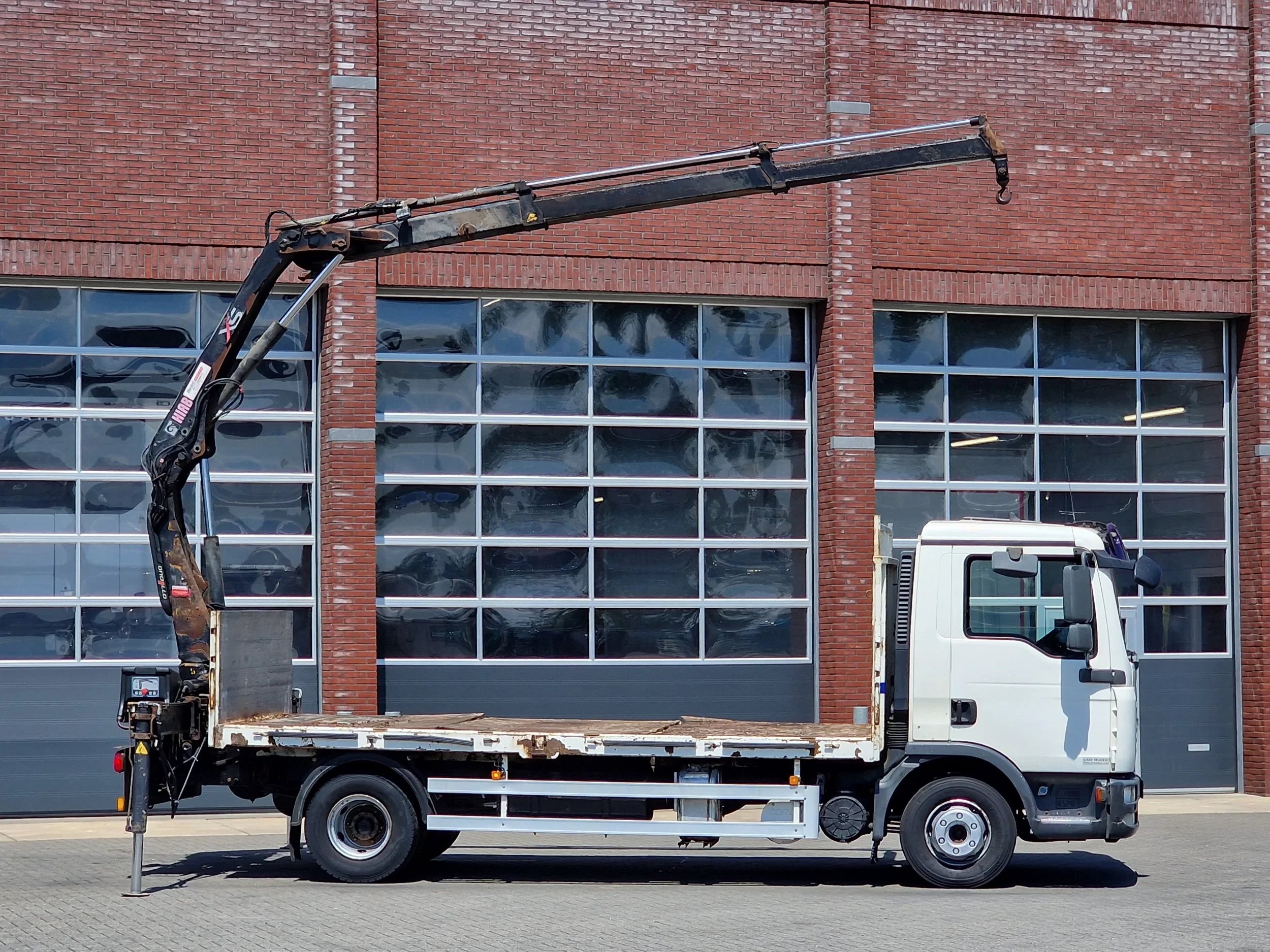 MAN TGL 2008 - 12.210 - HIAB 077 DUO Crane / Grua - Manual gearbox - Euro 4 zdjęcie 11