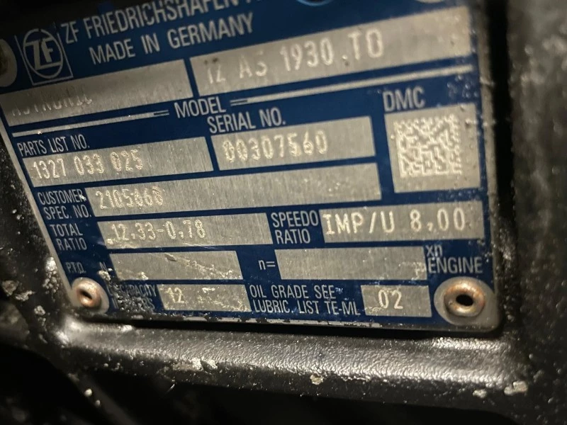 DAF 2016 - 2105668 ZF ASTRONIC 12AS1930 TO 12,33-0,78 obrázek 3