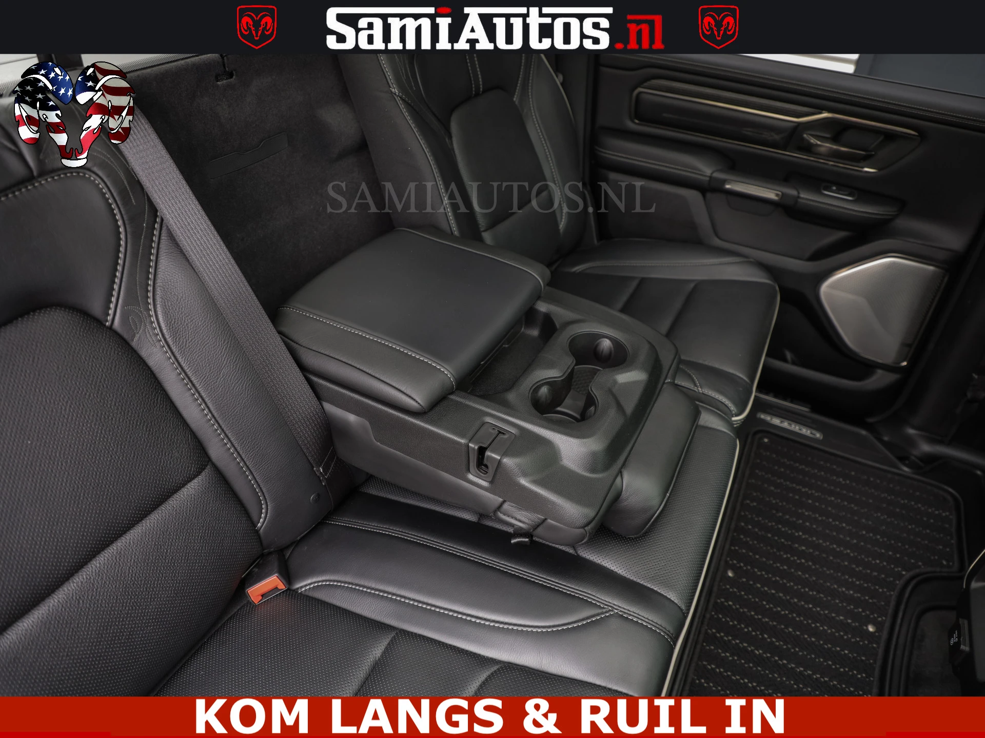 Dodge Ram Pick-Up 2021 - LIMITED | TRAINHORN | | HUD | UITLAATKLEP | LUCHTVERING | STRIPING | PANODAK | BOM VOL | BLAUW VOORRUIT | afbeelding 44