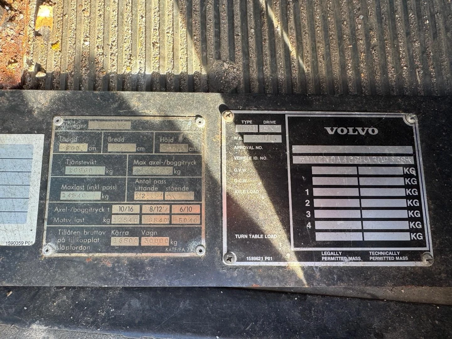 Volvo N10 1987 afbeelding 17