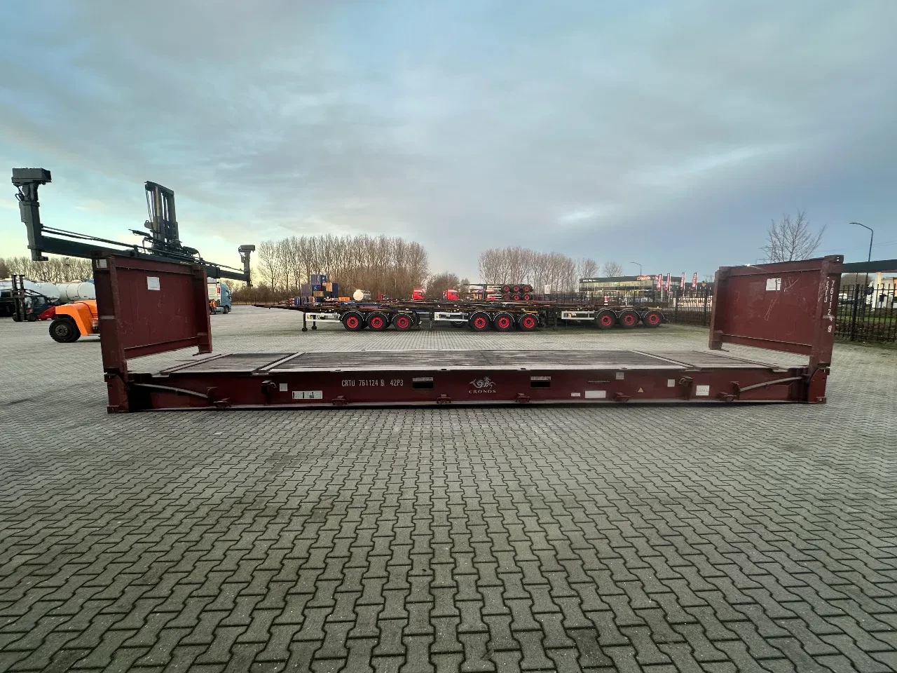 CIMC 2008 - 40FT FLATRACK FLUSH FOLDING / CSC: 10/2027 / 10x available afbeelding 3