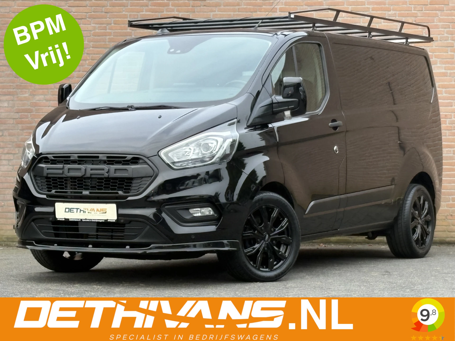 Ford Transit Custom 2020 - 2.0TDCI 130PK Raptor Edition / Carplay / Trekhaak / Imperiaal / Euro6 afbeelding 1