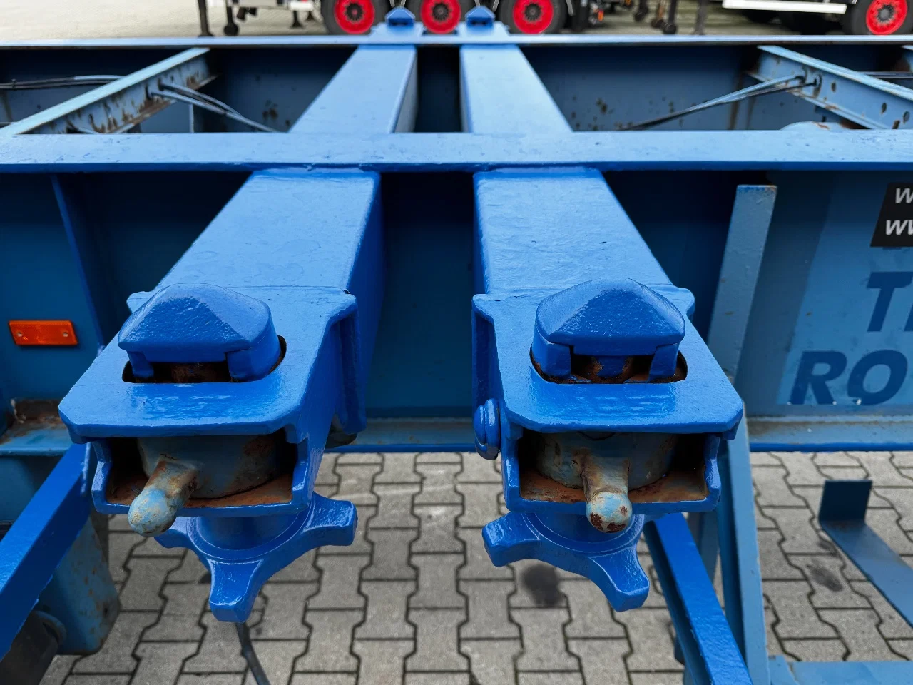 Groenewegen 1992 - 40FT-chassis / liftaxle / drumbrakes / NL-Chassis Bild 10