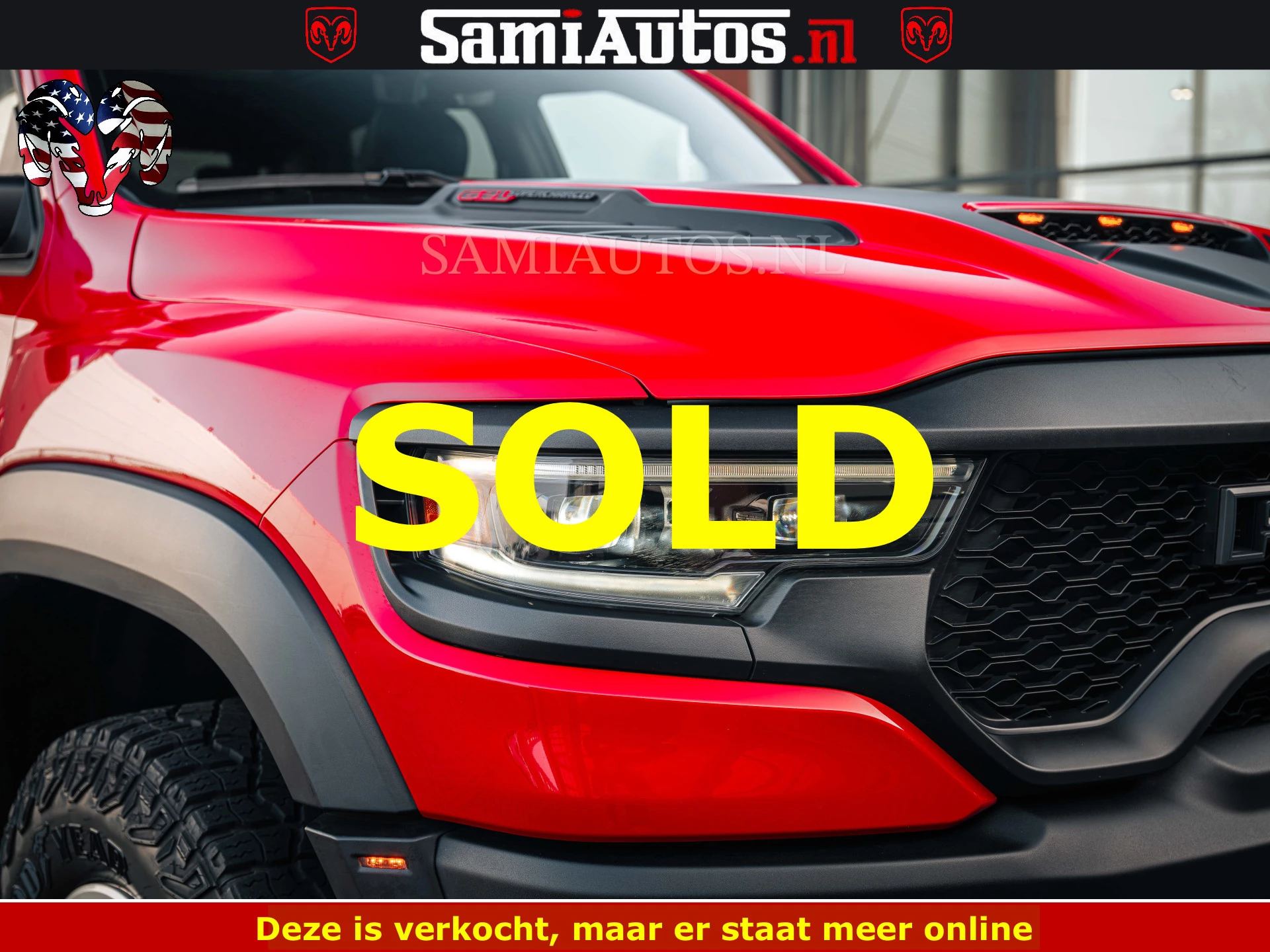 Dodge Ram Pick-Up 2023 - TRX HELLCAT | 6.2 V8 702PK | FLAME RED | BOM VOL | CARBON | RAMBAR | HUD | LPG | BEAD-LOCK WHEELS | immagine 61