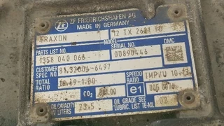 MAN N/A - Gearbox & Clutch Parts Versnellingsbak 12TX2621TD IT3 zdjecie 3