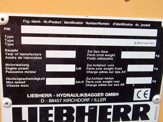 Liebherr N/A 2009 - A900C - 95 KW - Central Greasing - obrazek 10