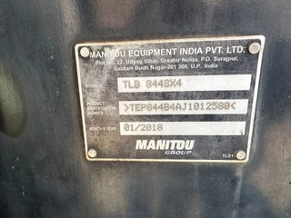 Manitou N/A 2018 - TEREX TLB844S4 4X4  2734 HOURS 2340 MULTI PURPOSE LOADER BUCKET, 840 MM BACKHOE DIGGING BUCKET image 15