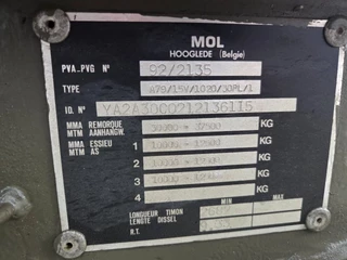 MOL N/A 1993 - 3 as bladgeveerd hydr rampen , verbreders image 10