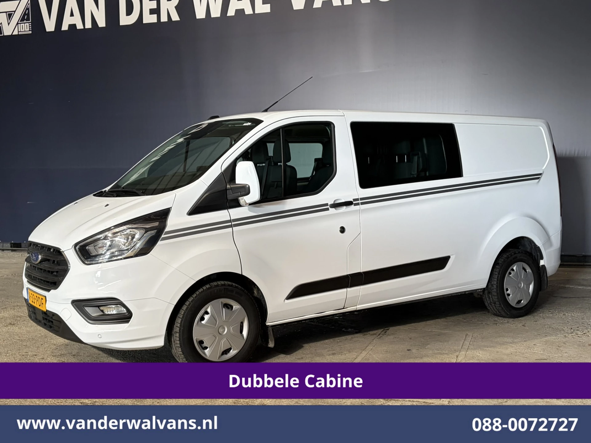 Ford Transit Custom 2020 - 2.0 TDCI 131pk Automaat L2H1 Dubbele cabine Euro6 Airco | 6-Zits | Camera | Navigatie | Apple Carplay zdjęcie 13