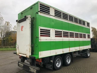 Trailor N/A 1993 - 3 As Aanhangwagen T.b.v. Veetransport, Frans kenteken bild 2