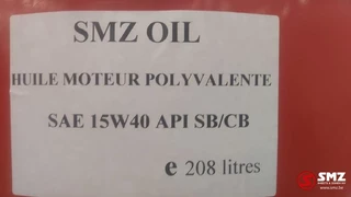 SMZ N/A - Smz motor olie 15w40 208l afbeelding 3