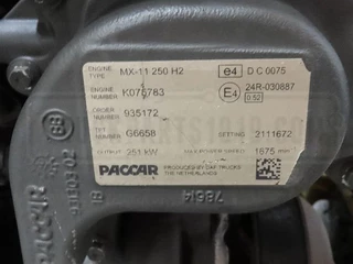 DAF N/A - Motor MX-11 250 H2 E6 imagen 3