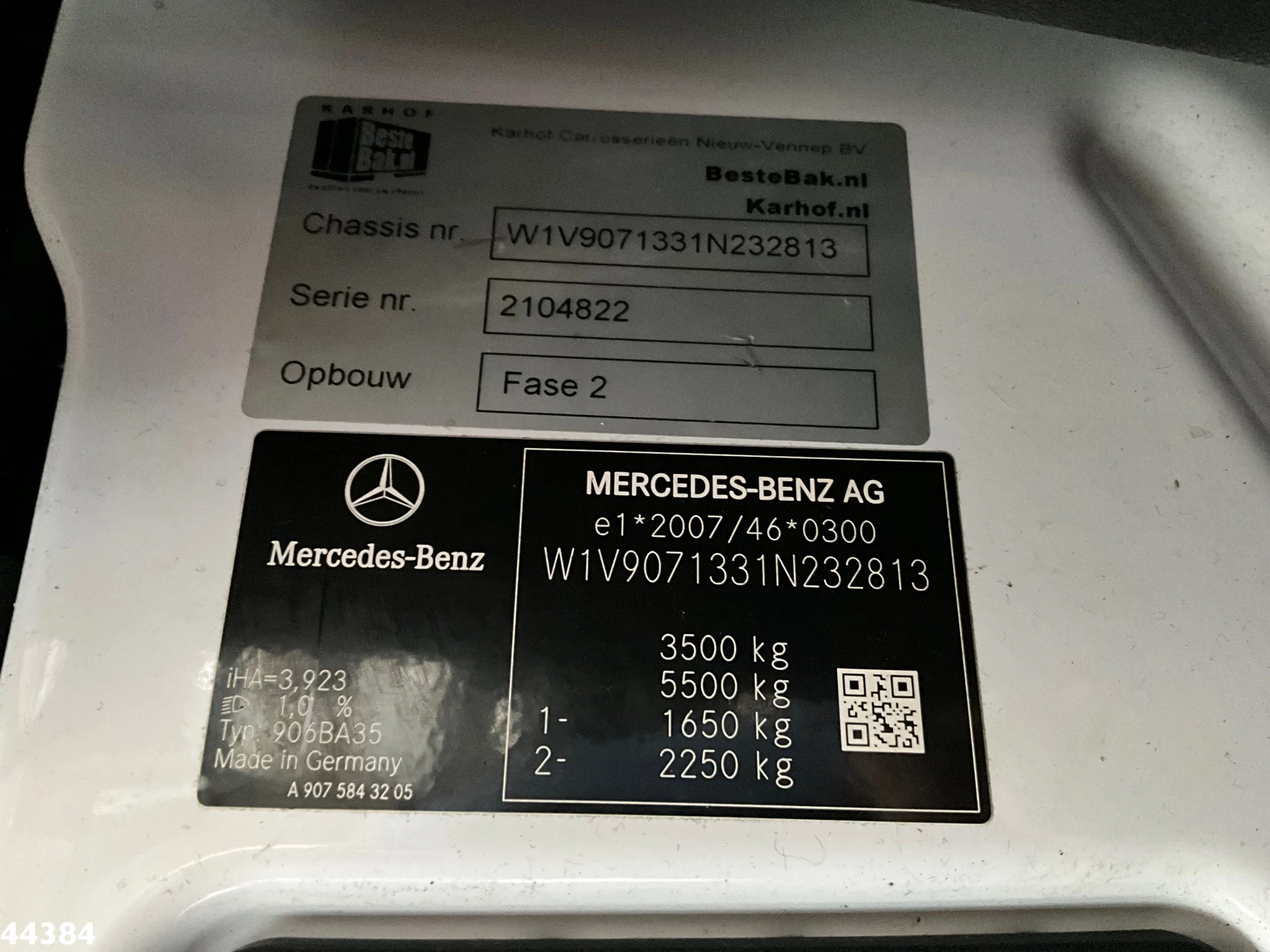 Mercedes-Benz Sprinter 2023 - 315 1.9 CDI Euro 6 kippende zijlader Just 39.284 km! obrázek 23
