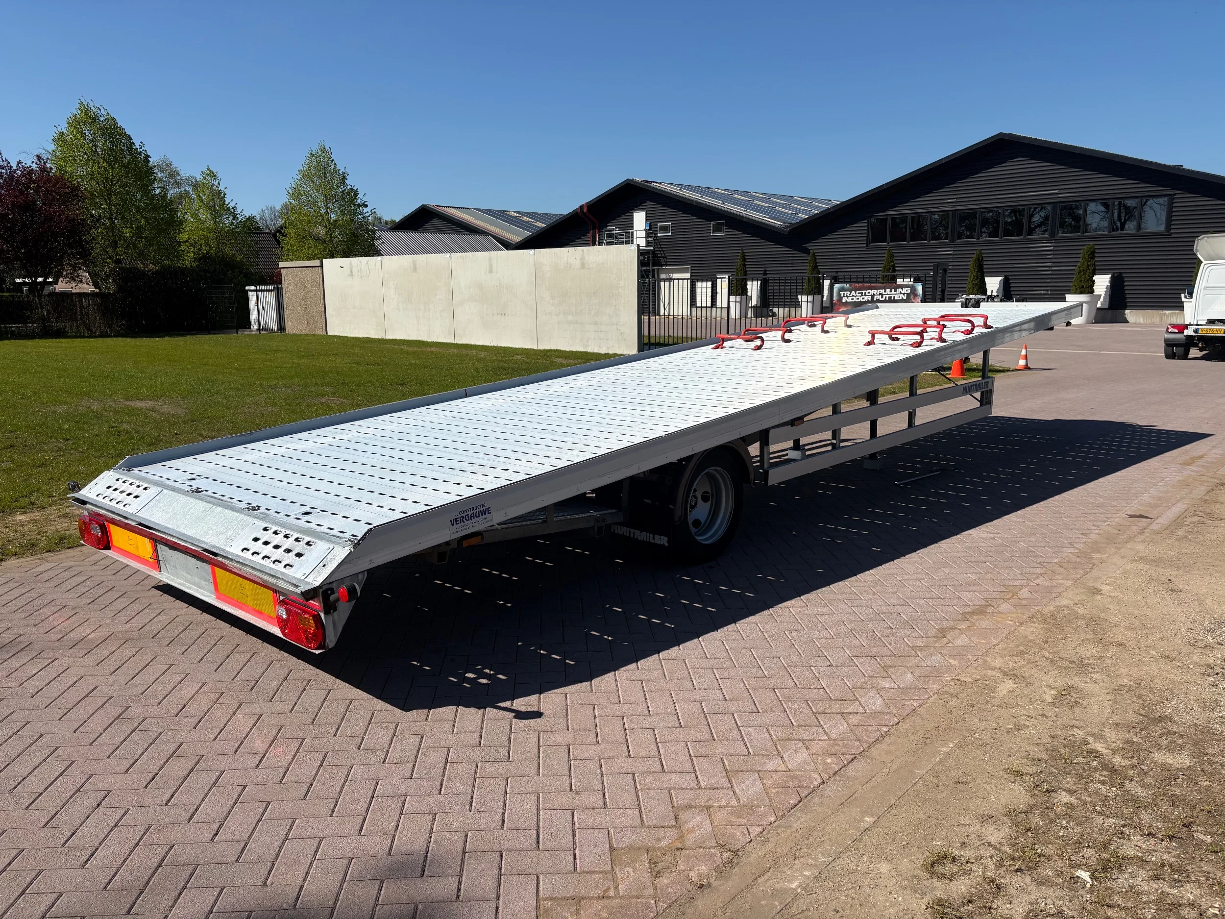 VF minitrailer 2021 - Be oplegger 7 TON ambulance auto transporter met Lier obrázek 9