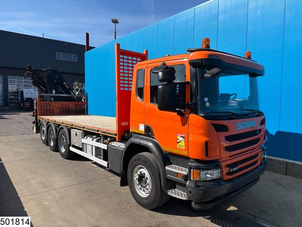 Scania P 2018 - 450 8x4, EURO 6, Retarder, PTO, Hiab obrázek 3