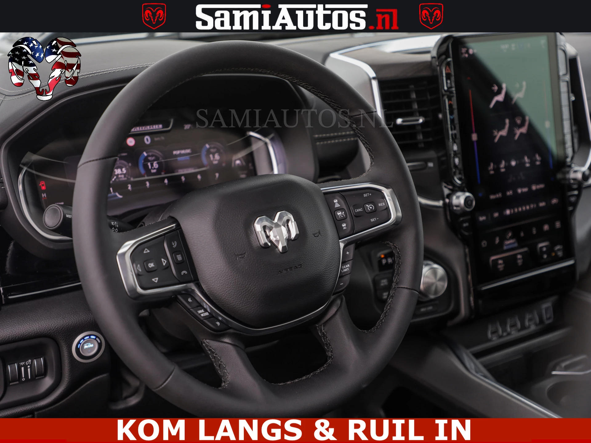 Dodge Ram Pick-Up 2024 - HUD | 420PK | LUCHTVERING | PANO | PASSAGIERSSCHERM | BOM EN BOM VOL | imagen 36