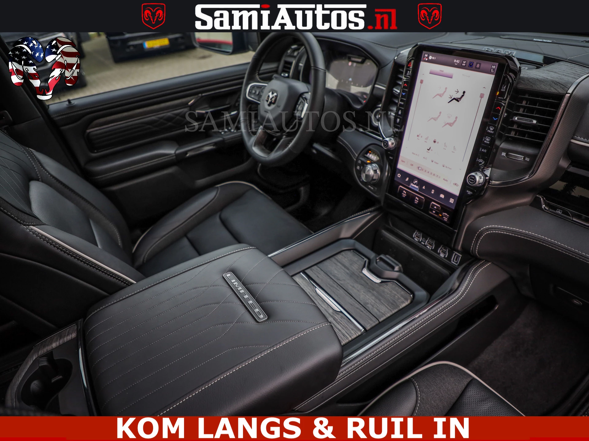 Dodge Ram Pick-Up 2024 - LIMITED SPORT H.O 540HP 706Nm | Massage + Full Option | De Meest Luxe en Volle in zijn Klasse | imagem 23