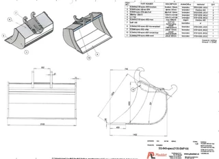 Pladdet N/A 2013 - Bucket SG840NX2100, Quickcoupler SMP100 obrazek 20