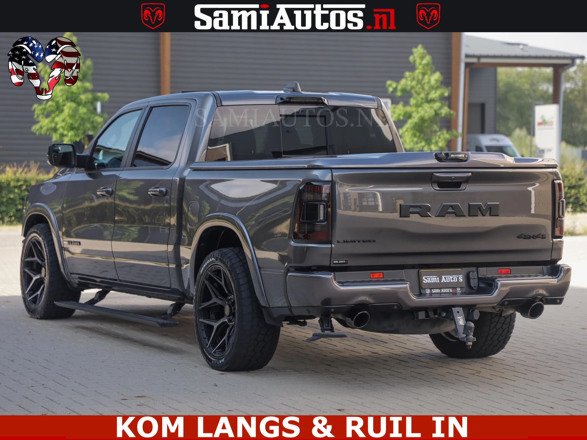 Dodge Ram Pick-Up 2023 - LIMITED NIGHT 5.7 V8 402PK | HUD | 4PL WHEELS | LUCHTVERING |OPEN UILAAT KLEP | BOM VOL | GRANITE CRYSTAL | DC | immagine 24