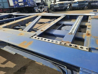 Van Hool 30 foot container chassis | tank container transport | saf Drum. 1998 - N/A obrazek 8