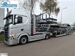 Scania S 2020 - 500 Euro 6, Retarder, Lohr, Combi, winch te koop
