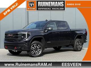 GMC Sierra 2024 - AT4 6.2L V8 420 PK / BPM VRIJ!! / VIRTUAL COCKPIT / HEAD UP / 360 CAMERA / BOSE / LEDER / TREKHAAK / 3500 KG AHG bild 1