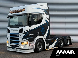 Scania R 2022 - R530 V8 6x2 LL Glacier SHOWTRUCK // BUFFL opbouw - PTO Retarder Lift as Boogie te koop