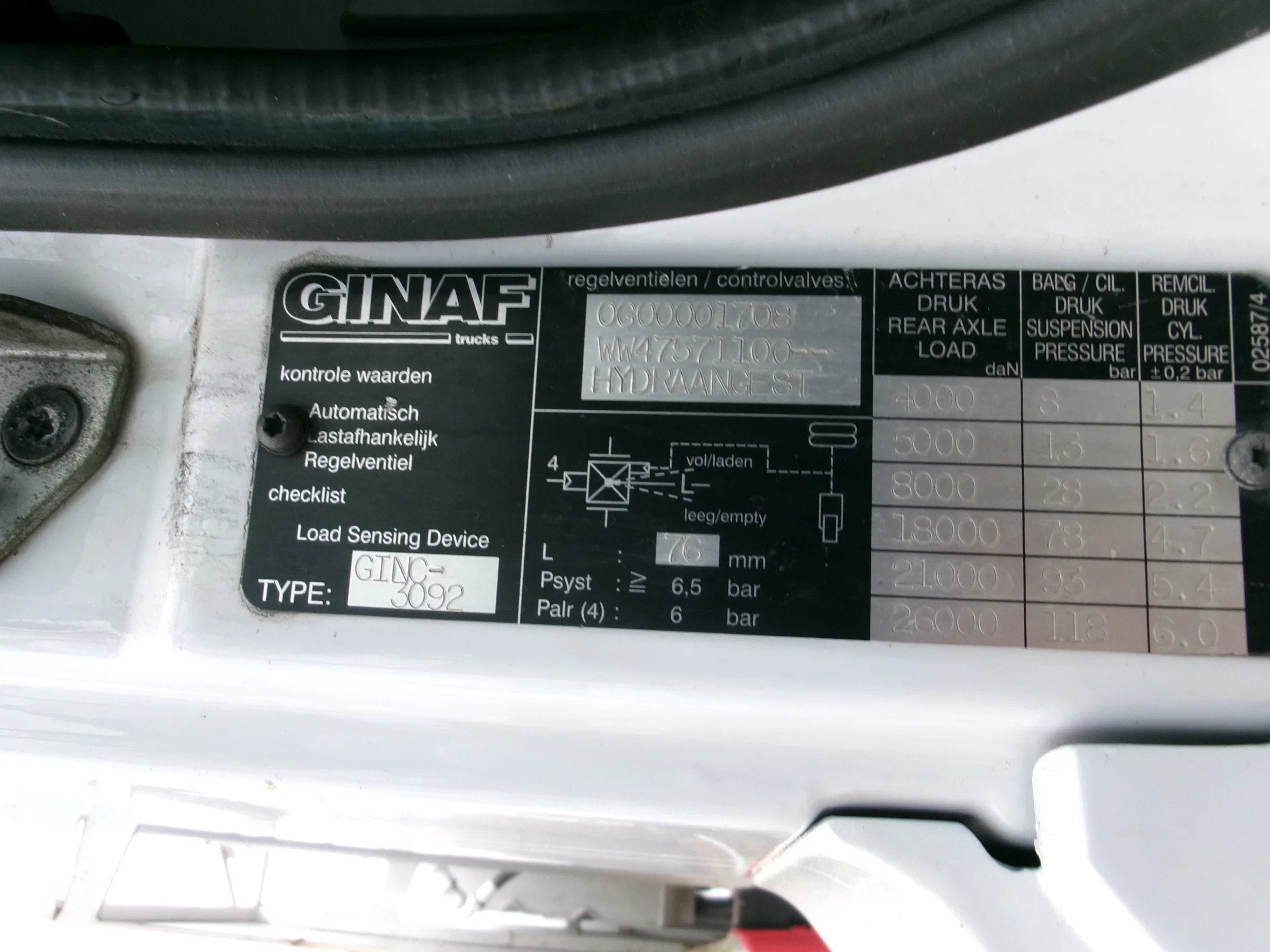 Ginaf X 4241 S 2003 - 6X4 GESTUURD APK 04-2027 afbeelding 36