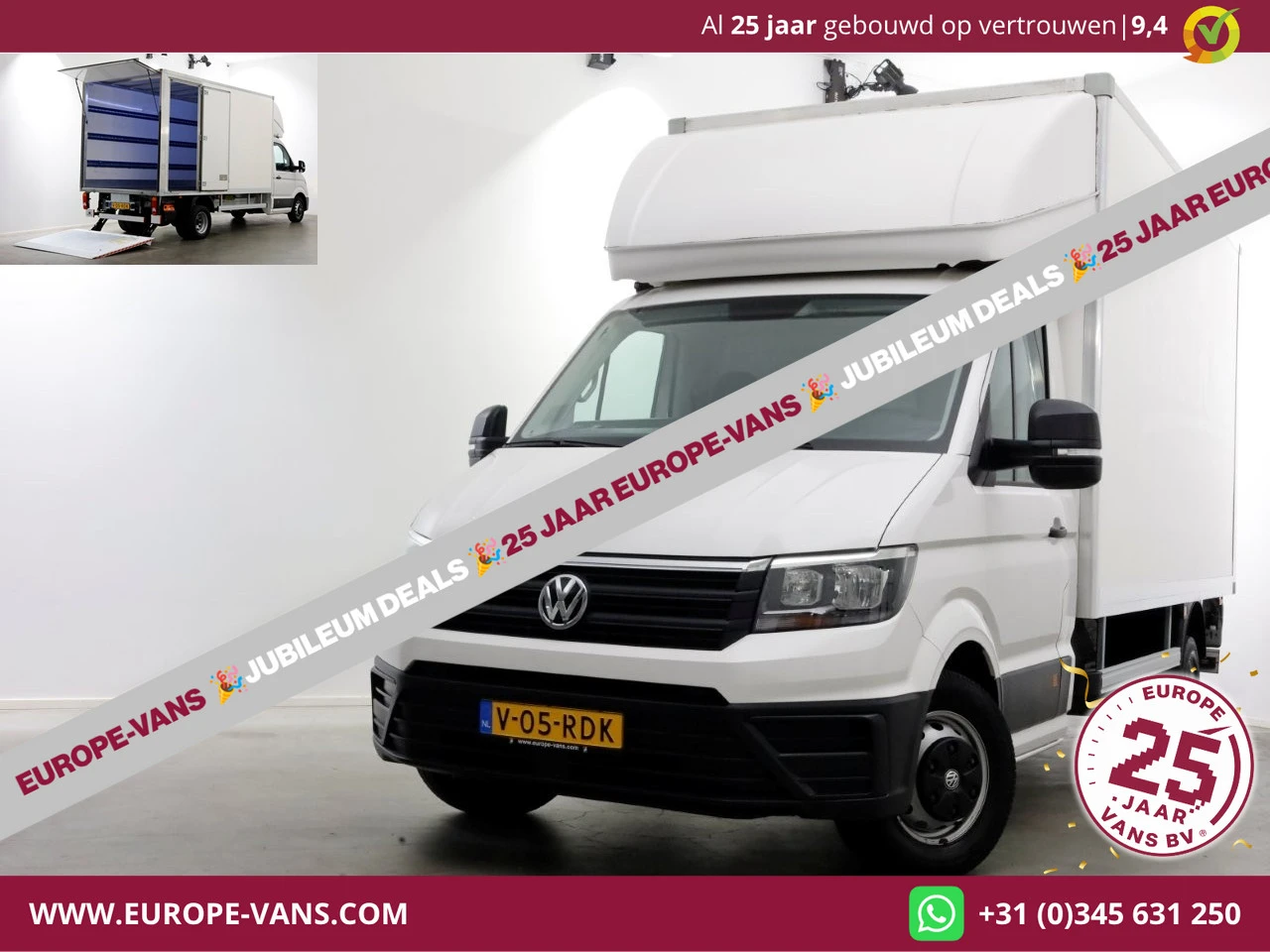 Volkswagen Crafter 2022 - 50 2.0 TDI 177pk Bakwagen met laadklep en zijdeur 05-2022 afbeelding 1