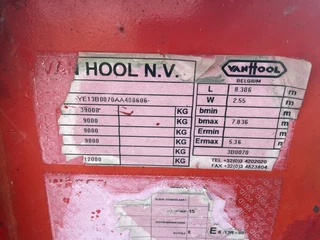 Van Hool Tankcontainerchassis 2006 - N/A imagen 8