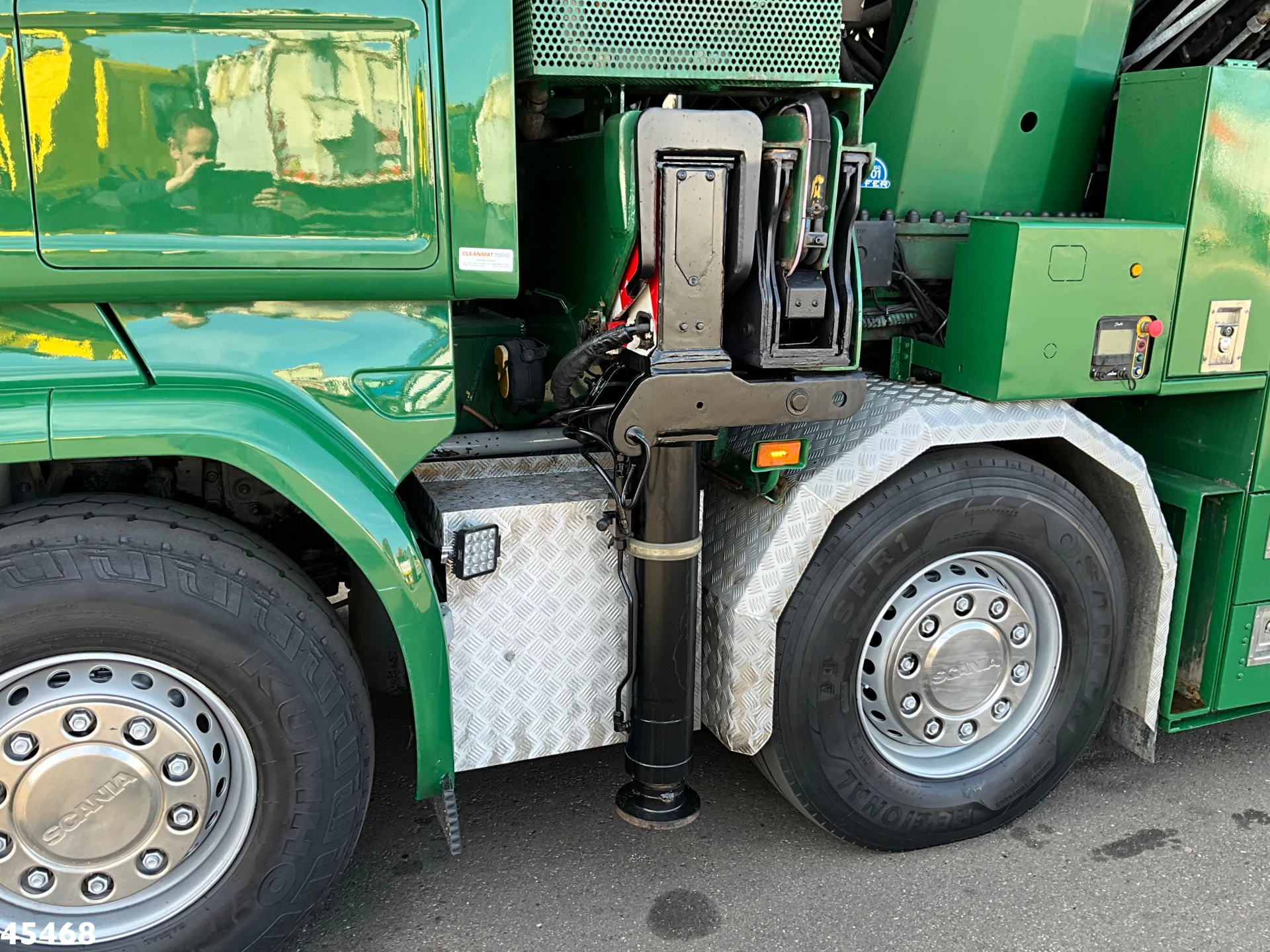 Scania R 2016 - 490 8x4 Euro 6 Effer 140 Tonmeter laadkraan + Fly-Jib Just 283.508 km Bild 10
