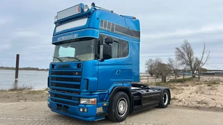 Scania R 2001 - R164-580 V8 Topline | handgeschakeld | special interior | retarder te koop