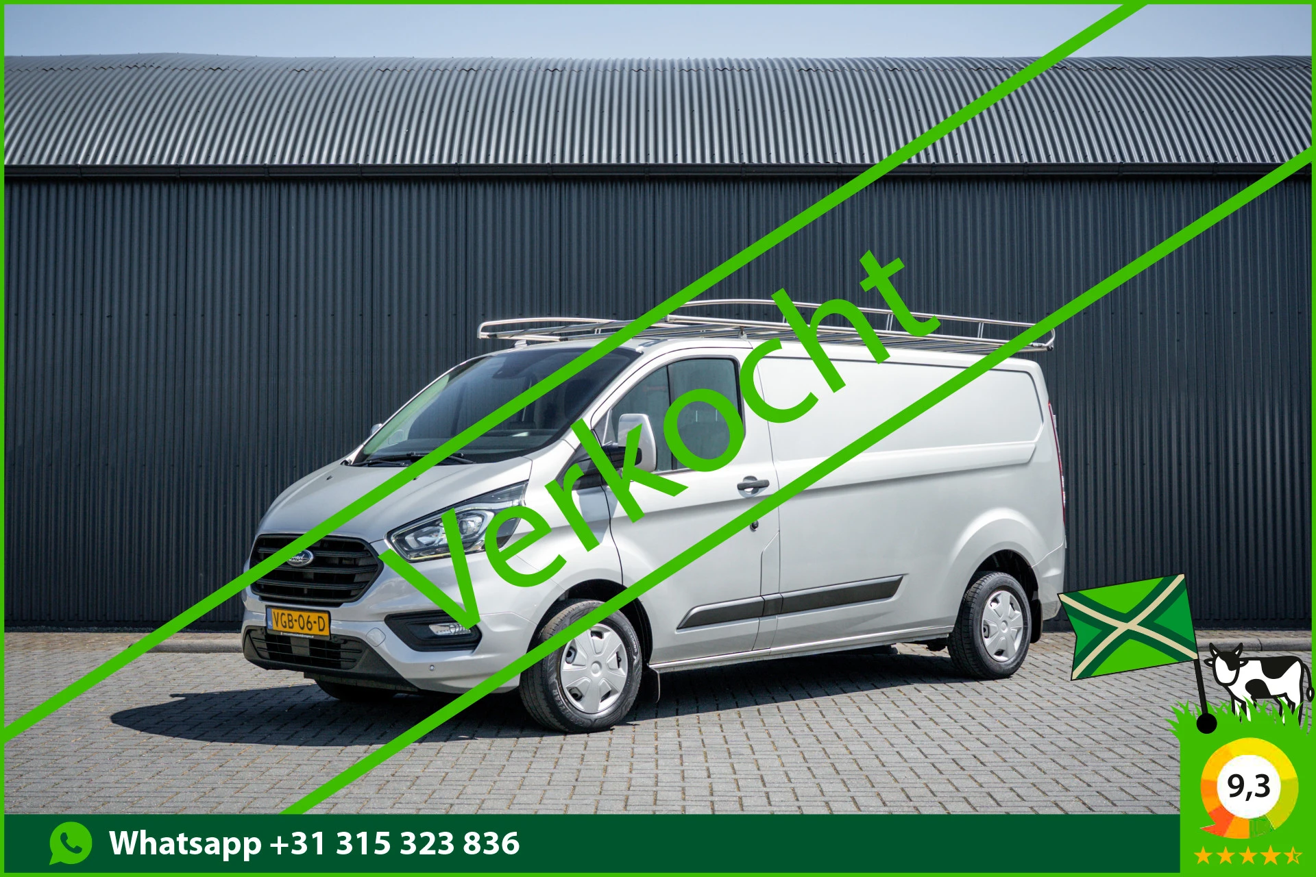 Ford Transit Custom 2020 - 2.0 EcoBlue L2H1 | 130 PK | 3-Zits | Camera | Cruise | PDC | Airco | Trekhaak | Imperiaal afbeelding 1