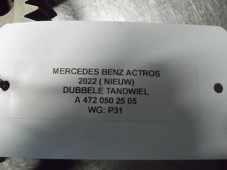 Mercedes-Benz Actros - A 472 050 25 05 DUBBELE TANDWIEL NIEUW 2022 изображение 3 миниатюра
