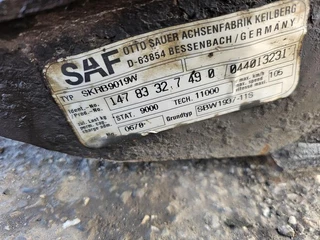 SAF SKRB9019W| TRAILER AXLE 9 TON | DISC. 2010 - N/A image 7