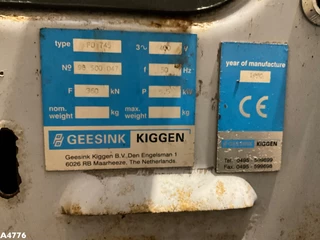 Geesink Kiggen perscontainer  18m³, 380 Volt N/A 1998 - N/A zdjecie 13
