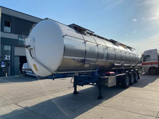 Van Hool 1990 - Tank / 33.280 LT / 4 compartments / ADR / Inox afbeelding 3 miniatuur