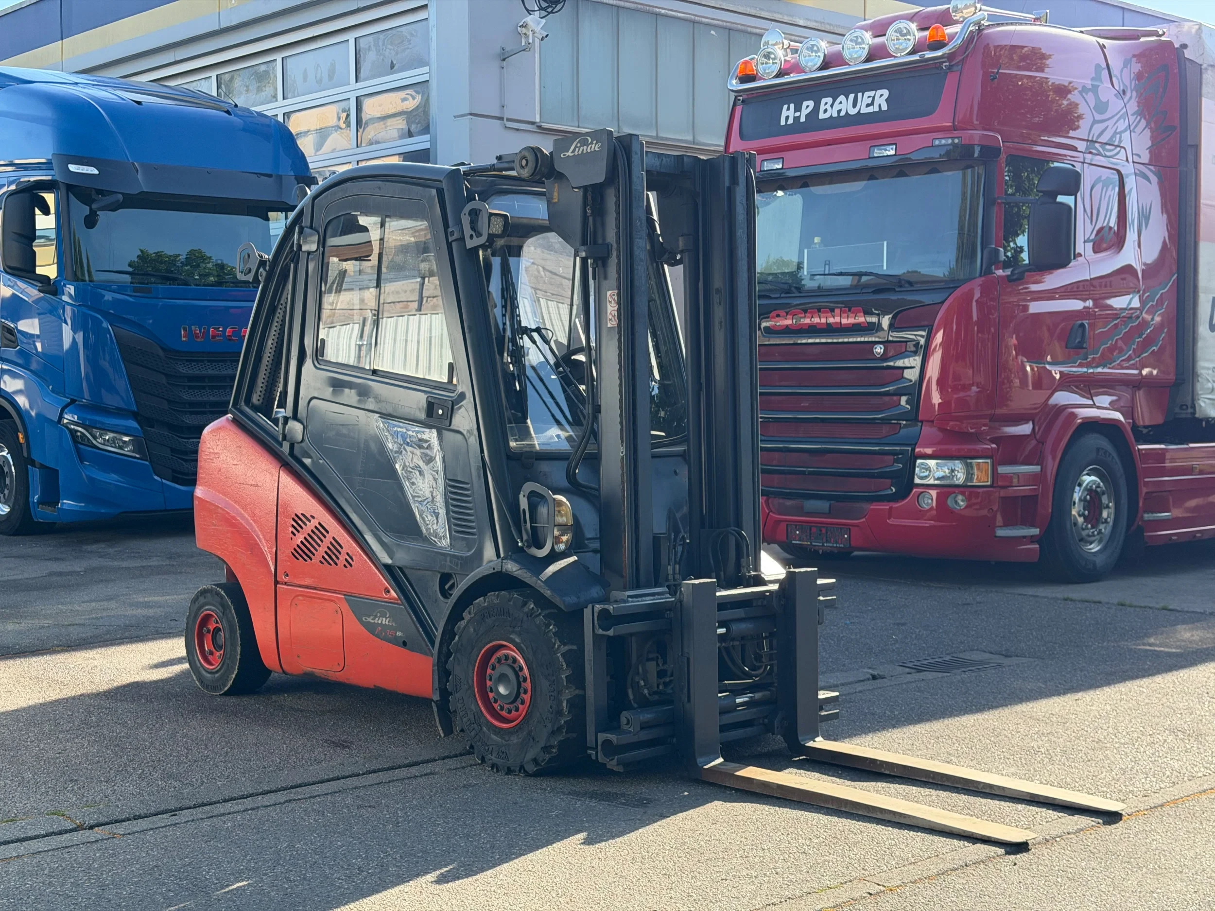 Linde H 35 D-02 EVO Diesel - Kabine, Duplex, Gabelverstellung afbeelding 7