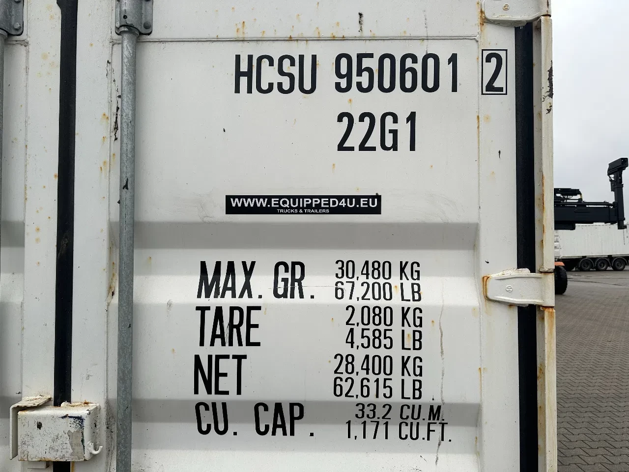 2022 - nice 20FT DV 8'6" container with valid CSC: 01/2028 / 2x available obrázek 15
