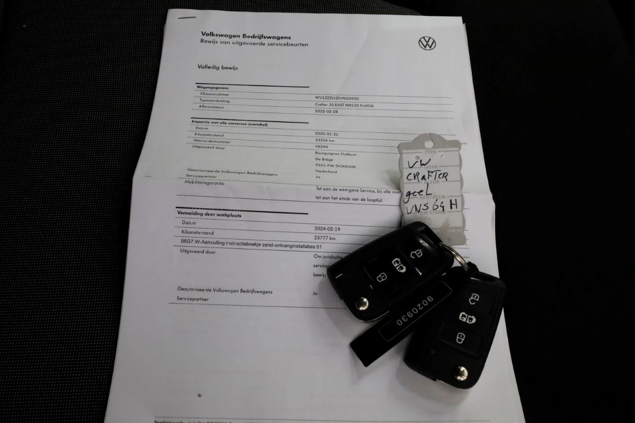 Volkswagen Crafter 2022 - 35 2.0 TDI 140pk L3H3 (L2H2) Highline Servicewagen Inrichting/230V/Standkachel 02-2022 obrázek 6