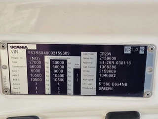 Scania R 2019 - R580 V8 NGS 6x4 chassis - Retarder - 4.75 WB - Full air - Leather - Led - Navi immagine 22