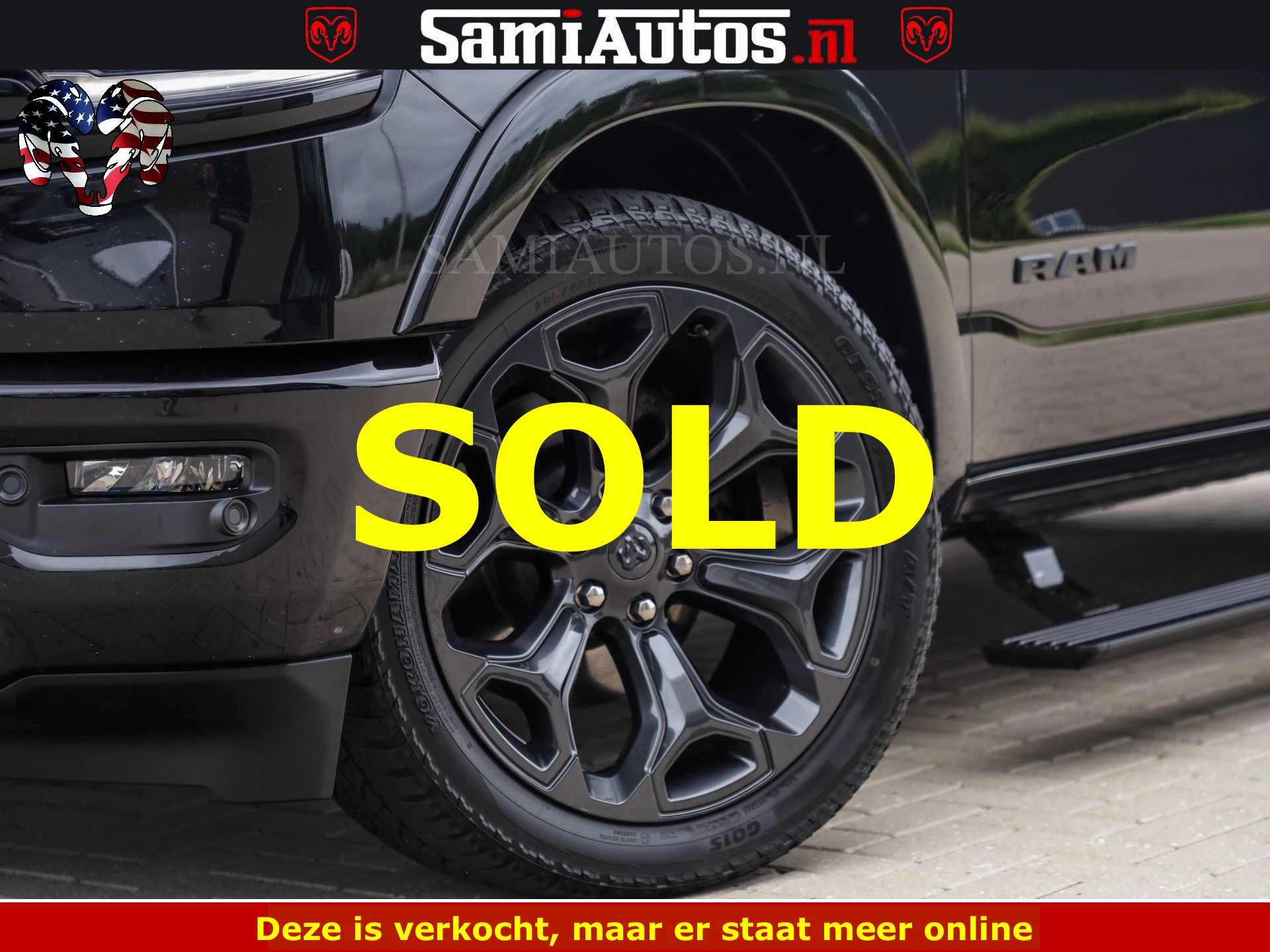 Dodge Ram 1500 2022 - LIMITED NIGHT | BOM VOL | HUD | MWK | LUCHTVERING | PANODAK | afbeelding 28
