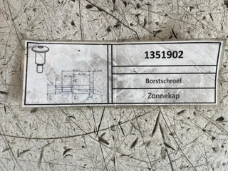 DAF - 1351902 BORSTSCHROEF ZONNEKAP (PARTIJTJE) afbeelding 2 miniatuur