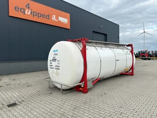 CIMC 2016 - 34.820L / 1-comp. / 4 BAFFLES / 20FT swapbody / T11 / EMKD / ADR 5Y + CSC-inspection: 01/2027 INSIDE DAMAGE FOR STORAGE ONLY!!! te koop