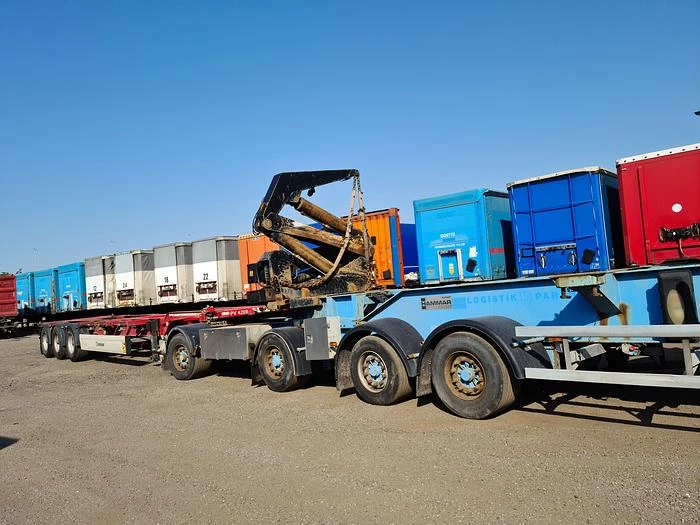 HAMMAR 195D SIDELOADER 4 AXLE 2E TRAILER CONNECTION 36 TONS 2009 immagine 41